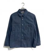 AURALEEオーラリー）の古着「HARD TWIST LIGHT DENIM SHIRTS BLOUSON」｜インディゴ