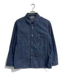 AURALEE（オーラリー）の古着「HARD TWIST LIGHT DENIM SHIRTS BLOUSON」｜インディゴ