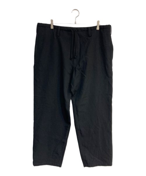 Yohji Yamamoto pour homme（ヨウジヤマモト プールオム）Yohji Yamamoto pour homme (ヨウジヤマモト プールオム) REGULATION/GABARDINE STRING PANTS　HE-P02-141 ブラック サイズ:3の古着・服飾アイテム