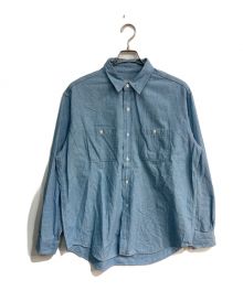 A.PRESSE（アプレッセ）の古着「Washed Chambray Shirt　23SAP-02-01H」｜ブルー