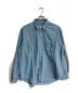 A.PRESSE（アプレッセ）の古着「Washed Chambray Shirt　23SAP-02-01H」｜ブルー