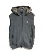 MONCLERモンクレール）の古着「MAGLIONE TRICOT GILET　142-091-94368-00」｜グレー