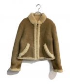 CANTERBURY SHEEPSKIN COLLECTIONカンタベリーシープスキンコレクション）の古着「リバーシブルムートンジャケット」｜ベージュ