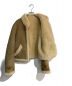 CANTERBURY SHEEPSKIN COLLECTION (カンタベリーシープスキンコレクション) リバーシブルムートンジャケット ベージュ サイズ:14：5000円