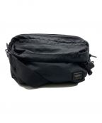 PORTERポーター）の古着「2WAY WAIST BAG　855-07501」｜ブラック