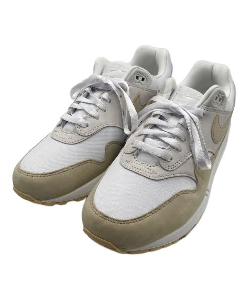 NIKE（ナイキ）NIKE (ナイキ) WMNS AIR MAX 1 PRM ESS　FB5060-100FB5060-100 ホワイト×ベージュ サイズ:27.5cm 未使用品の古着・服飾アイテム