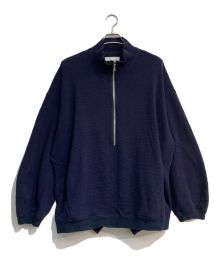 CHASE（チェイス）の古着「WAFFLE HALFZIP SHIRT CHA-03」｜ネイビー