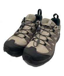 SALOMON（サロモン）の古着「X WARD LEATHER GTX 471821」｜ベージュ×ブラック