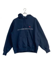 SUPREME（シュプリーム）の古着「Shop Small Box Hooded Sweatshirt 23FW」｜ネイビー