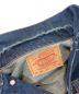 中古・古着 LEVI'S (リーバイス) 557XX復刻3rd DENIM JACKET　70557 0006　モデル復刻版 刻印555 バレンシア工場製 98年11月製造  インディゴ サイズ:36：25000円