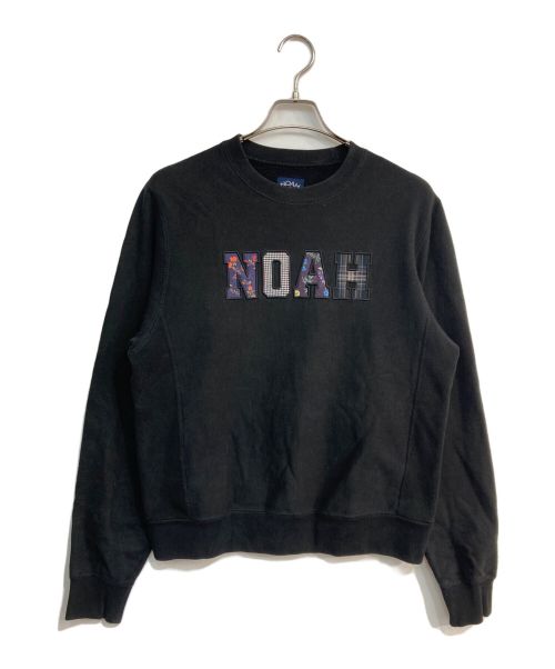 Noah（ノア）Noah (ノア) ロゴスウェット　23-070-122-0033-3-0 ブラック サイズ:Sの古着・服飾アイテム