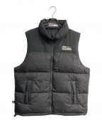 FIRST DOWNファーストダウン）の古着「BUBBLE DOWN VEST MICROFT　F542002」｜ブラック