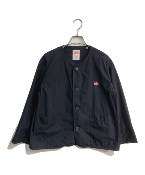 DANTON（ダントン）DANTON (ダントン) ノーカラージャケット　SL32-114-01 ネイビー サイズ:34の古着・服飾アイテム