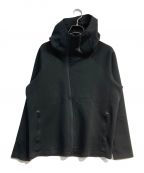 DESCENTE ALLTERAINデザントオルテライン）の古着「PRIMEFLEX STRETCH HOODIE　DAMMGC21」｜ブラック