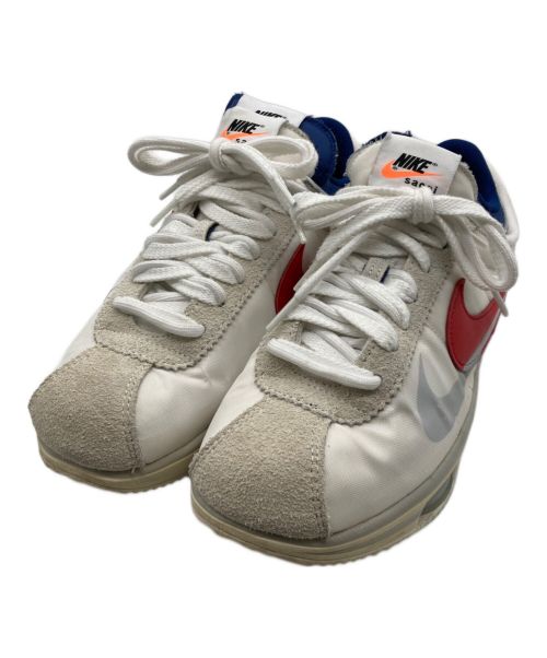 NIKE（ナイキ）NIKE (ナイキ) sacai (サカイ) ZOOM CORTEZ SP　DQ0581-100 ホワイト×ブルー×レッド サイズ:27cmの古着・服飾アイテム