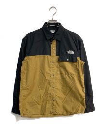 THE NORTH FACE（ザ ノース フェイス）の古着「ロングスリーブヌプシシャツ　NR11961」｜ブラック×ブラウン