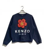 KENZOケンゾー）の古着「Boke Flower Sweatshirt　FC65SW4104ME」｜ネイビー