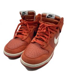 NIKE（ナイキ）の古着「ハイカットスニーカー 	DUNK HI RETRO PRM EMB DH8008-800」｜オレンジ