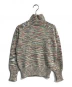 beautiful peopleビューティフルピープル）の古着「tie dye yarn mock neck pullover　1225210005」｜マルチカラー