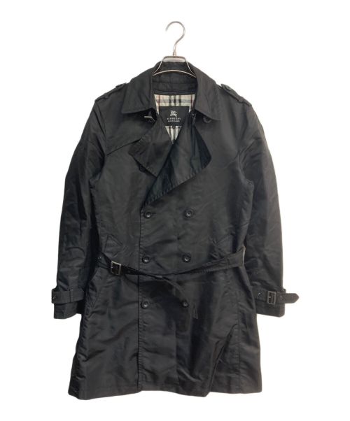 BURBERRY BLACK LABEL（バーバリーブラックレーベル）BURBERRY BLACK LABEL (バーバリーブラックレーベル) ライナー付ナイロンコート　BMA05-708-09 ブラック サイズ:Lの古着・服飾アイテム