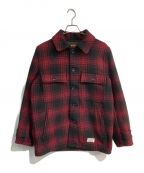 WACKO MARIA×BIG YANKワコマリア×ビッグヤンク）の古着「LOGGER CHECK SPORT JACKET TYPE-1 ジャケット 16FW」｜レッド×ブラック