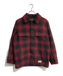 WACKO MARIA×BIG YANK（ワコマリア×ビッグヤンク）の古着「LOGGER CHECK SPORT JACKET TYPE-1 ジャケット 16FW」｜レッド×ブラック