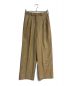 theory（セオリー）の古着「Sleek Flannel DBL Pleat Pant N　01-4306409」｜ベージュ