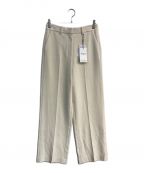 theoryセオリー）の古着「Admiral Crepe Relax ST Pant FL J　01-4306402」｜アイボリー