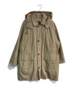 Burberry'sバーバリーズ）の古着「ダウンライナー付フーデットステンカラーコート　BBN82-374-52」｜ベージュ