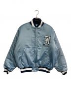 ICE CREAMアイスクリーム）の古着「SATIN VARSITY JACKET　ICJP233X002」｜ブルー