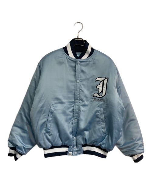 ICE CREAM（アイスクリーム）Ice Cream (アイスクリーム) SATIN VARSITY JACKET　ICJP233X002 ブルー サイズ:S 未使用品の古着・服飾アイテム