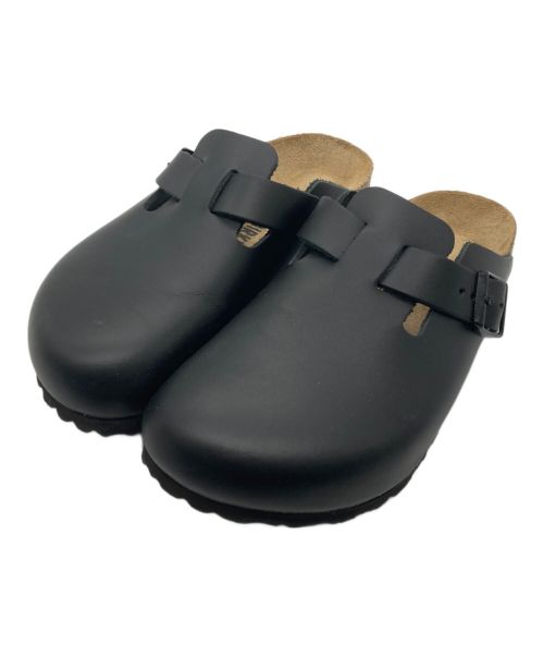 BIRKENSTOCK（ビルケンシュトック）BIRKENSTOCK (ビルケンシュトック) BOSTON レザーサンダル ブラック サイズ:24の古着・服飾アイテム