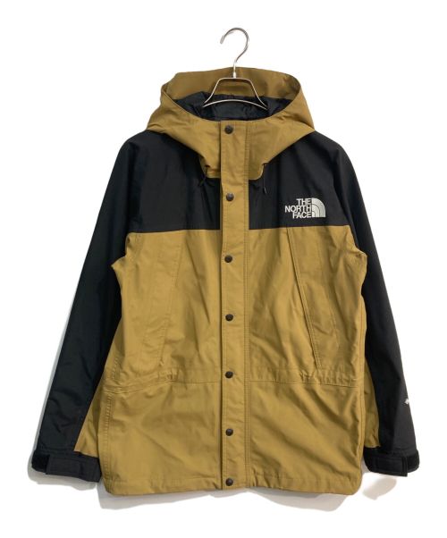 THE NORTH FACE（ザ ノース フェイス）THE NORTH FACE (ザ ノース フェイス) マウンテンライトジャケット　NP11834 ベージュ×ブラック サイズ:Mの古着・服飾アイテム