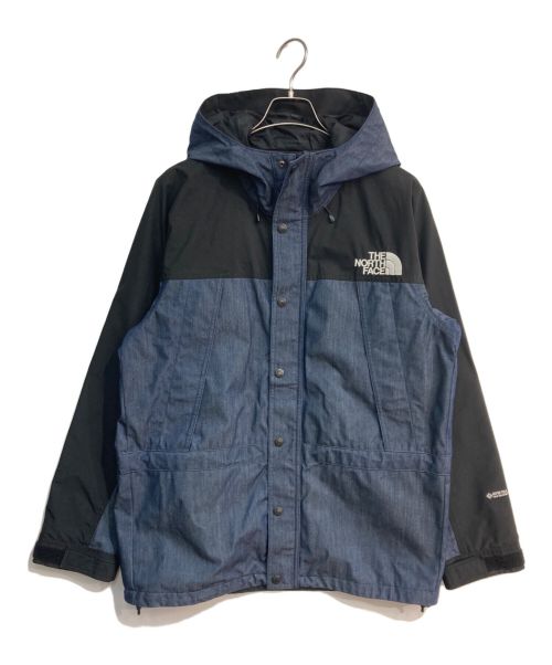 THE NORTH FACE（ザ ノース フェイス）THE NORTH FACE (ザ ノース フェイス) マウンテンライトジャケット　NP12032 インディゴ×ブラック サイズ:Lの古着・服飾アイテム