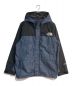 THE NORTH FACE（ザ ノース フェイス）の古着「マウンテンライトジャケット　NP12032」｜インディゴ×ブラック