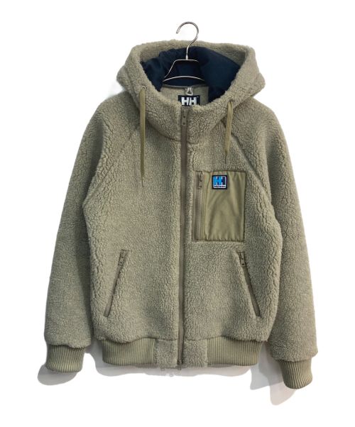 HELLY HANSEN（ヘリーハンセン）HELLY HANSEN (ヘリーハンセン) FIBER PILE THERMO HOODIE　HOE51254 ベージュ サイズ:Lの古着・服飾アイテム