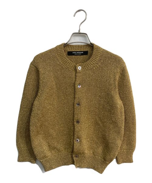 JUNYA WATANABE COMME des GARCONS（(ジュンヤワタナベ コムデギャルソン）JUNYA WATANABE COMME des GARCONS ((ジュンヤワタナベ コムデギャルソン) gold glitter cardigan　2007AW　JD-N014 ゴールド サイズ:Mの古着・服飾アイテム