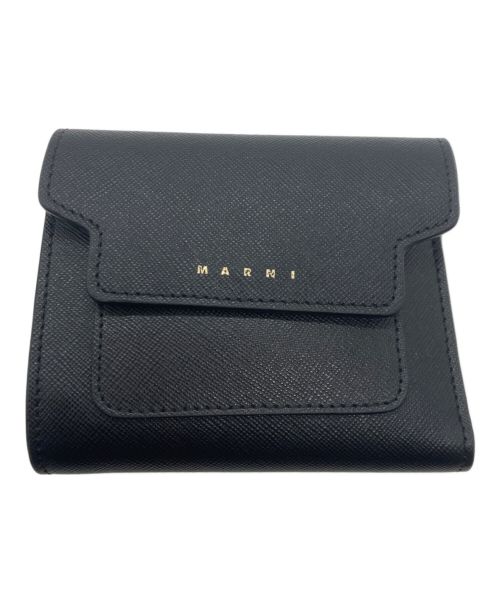 MARNI（マルニ）MARNI (マルニ) 3つ折り財布　PFMO0052U2 ブラック サイズ:-の古着・服飾アイテム