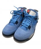 NIKEナイキ）の古着「Air Jordan 4 University Blue　黒タグ　CT8527-400」｜ライトブルー