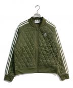 adidasアディダス）の古着「M QUILTED SST TRACKTOP　H11435」｜オリーブ