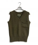 NIGEL CABOURNナイジェルケーボン）の古着「IBERICO WOOL VEST　8080040001」｜オリーブ