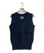 NIGEL CABOURNナイジェルケーボン）の古着「IBERICO WOOL VEST　8080040002」｜ネイビー