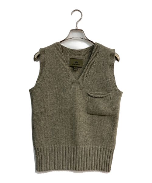 NIGEL CABOURN（ナイジェルケーボン）NIGEL CABOURN (ナイジェルケーボン) IBERICO WOOL VEST　8080040000 グレー サイズ:44の古着・服飾アイテム