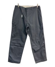 vestiti durevoli×STEVEN ALAN（ヴェスティーティ×スティーブンアラン）の古着「TC TWILL NO TUCK PANTS」｜グレー