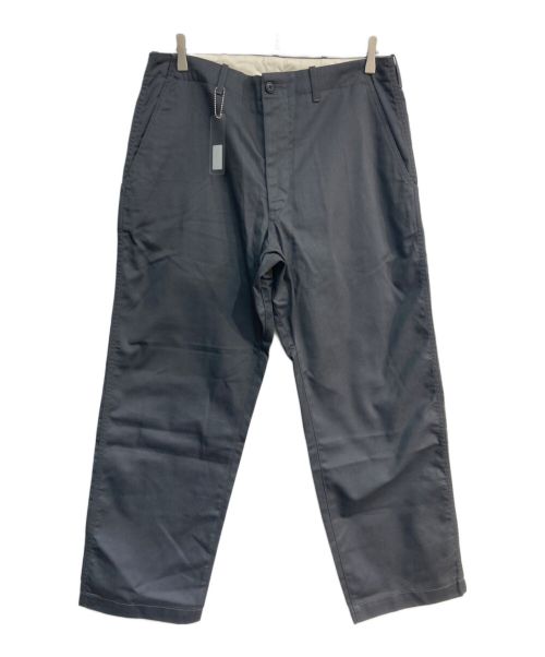 vestiti durevoli（ヴェスティーティ）vestiti durevoli (ヴェスティーティ) STEVEN ALAN (スティーブンアラン) TC TWILL NO TUCK PANTS グレー サイズ:50 未使用品の古着・服飾アイテム