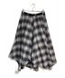 PENDLETON（ペンドルトン）の古着「STAR★ CUT FLANNEL CHECKED SKIRT　A2849FS430」｜グレー