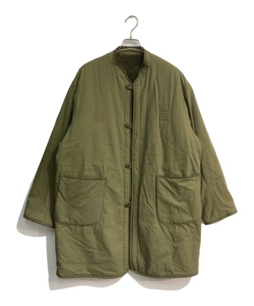 ARMY TWILL（アーミーツイル）ARMY TWILL (アーミーツイル) ノーカラーミリタリーリバーシブルコート　AM-21AW4006-JSW-1 オリーブ サイズ:-の古着・服飾アイテム