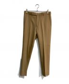 AURALEEオーラリー）の古着「WOOL SERGE NARROW SLACKS　A9AP03WS」｜ベージュ