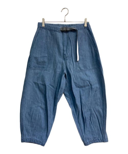 THE NORTHFACE PURPLELABEL（ザ・ノースフェイス パープルレーベル）THE NORTHFACE PURPLELABEL (ザ・ノースフェイス パープルレーベル) Denim Field Wide Cropped Pants　NT5104N ライトインディゴ サイズ:32の古着・服飾アイテム