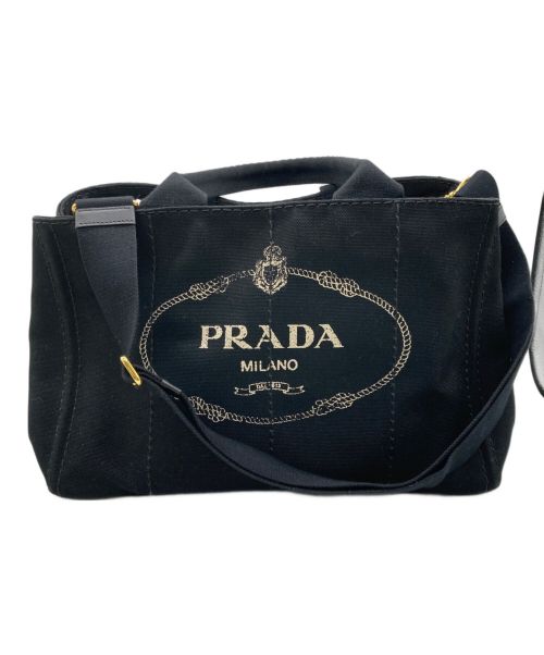 PRADA（プラダ）PRADA (プラダ) カナパトートバッグ ブラックの古着・服飾アイテム